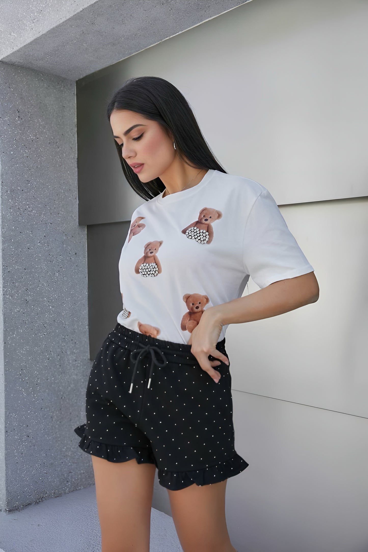 TRICOU TEDDY BLING
