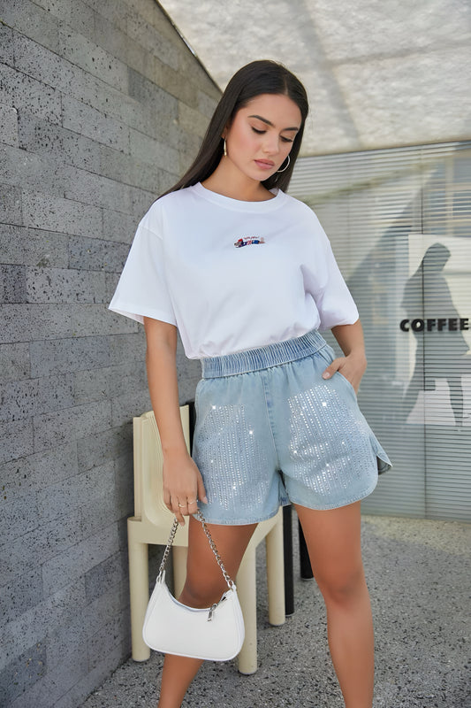 PANTALONI GLIMER SHORTS