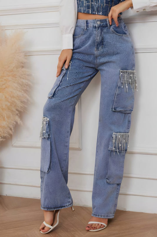 BLUGI BLING DROP DENIM